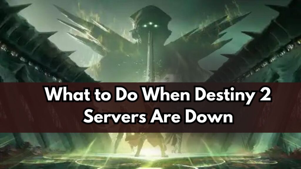 What to Do When Destiny 2 Servers Are Down