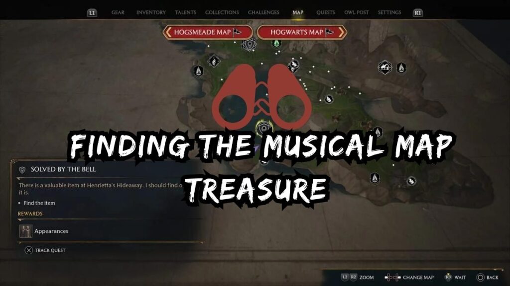 Finding the Musical Map Treasure in Hogwarts Legacy